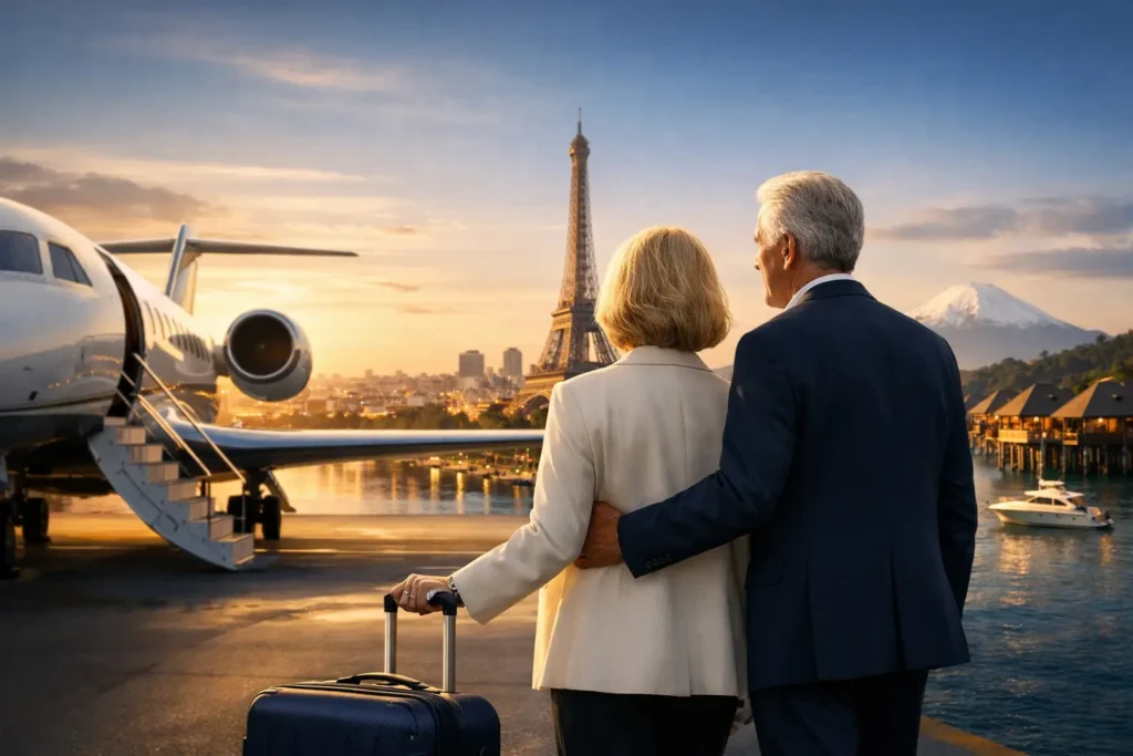 Guia de viagem premium internacional na prática