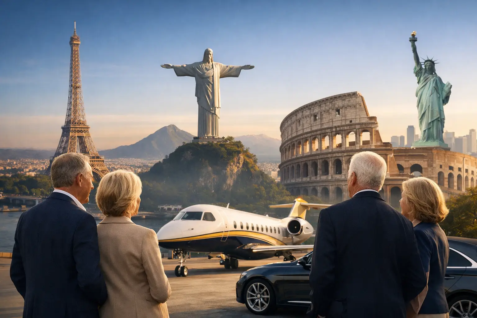 Quem acompanha um grupo internacional brasileiro?