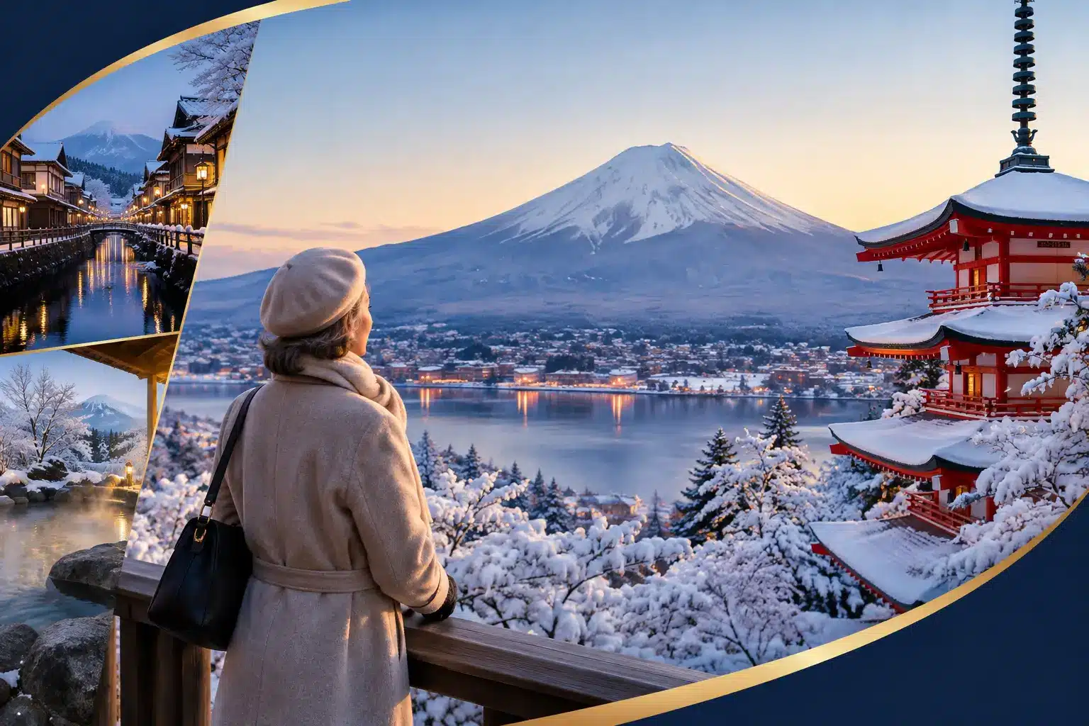 8 melhores cidades japonesas no inverno